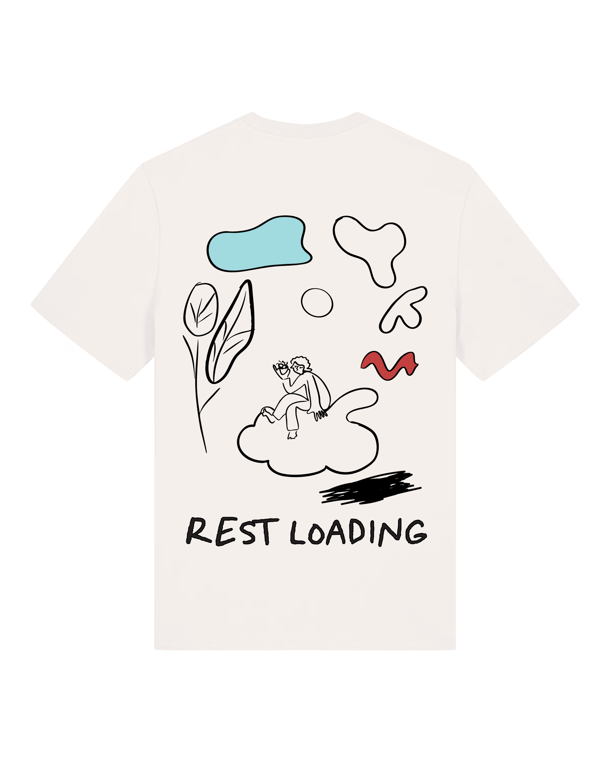 REST LOADING TEE - OFF WHITE